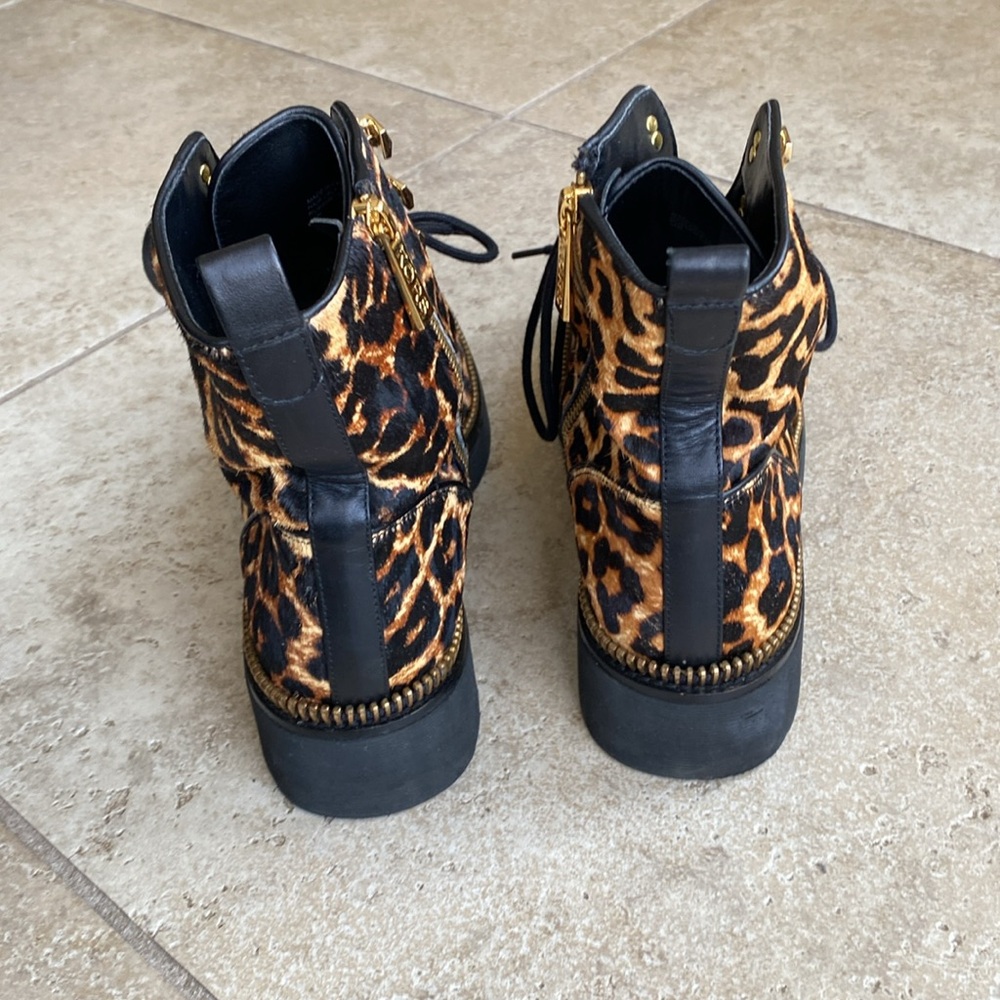 Michael Kors Calf Hair Haskell Combat Boot - Picture 4 of 16